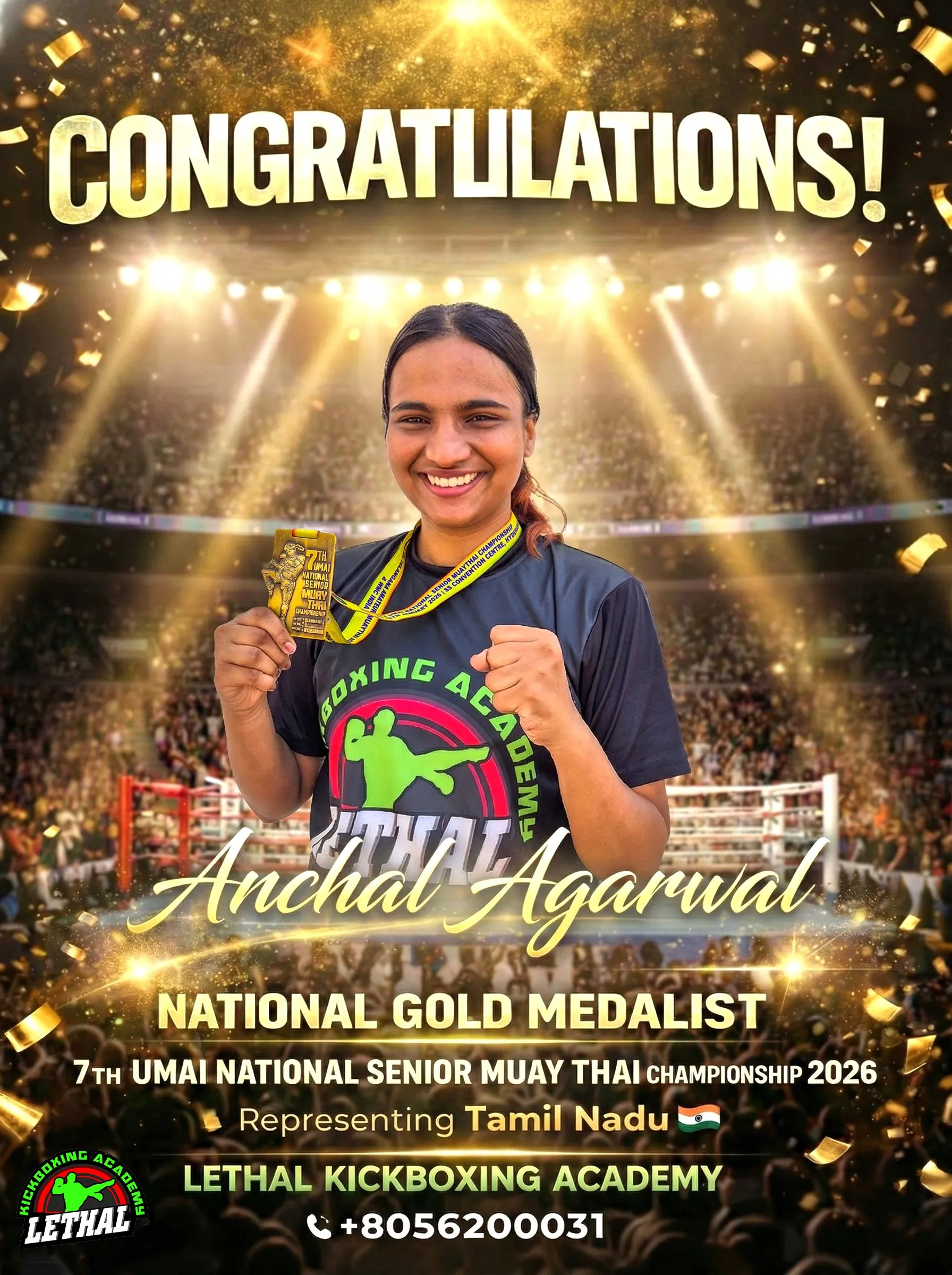 2026 National Gold Medalist - Anchal Agarwal