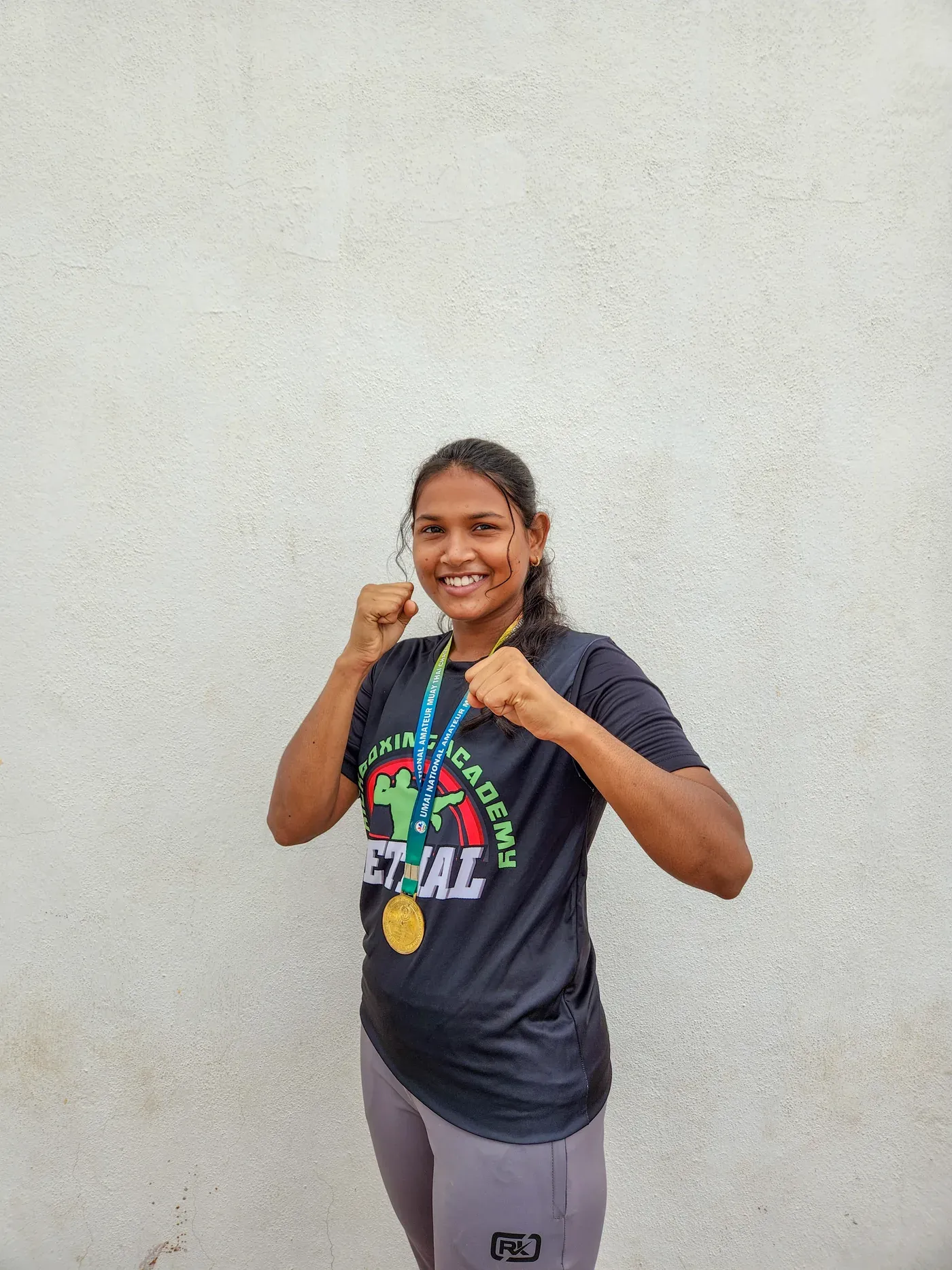 Coach Keerthana, 3× National Muay Thai Champion and online fitness coach for women